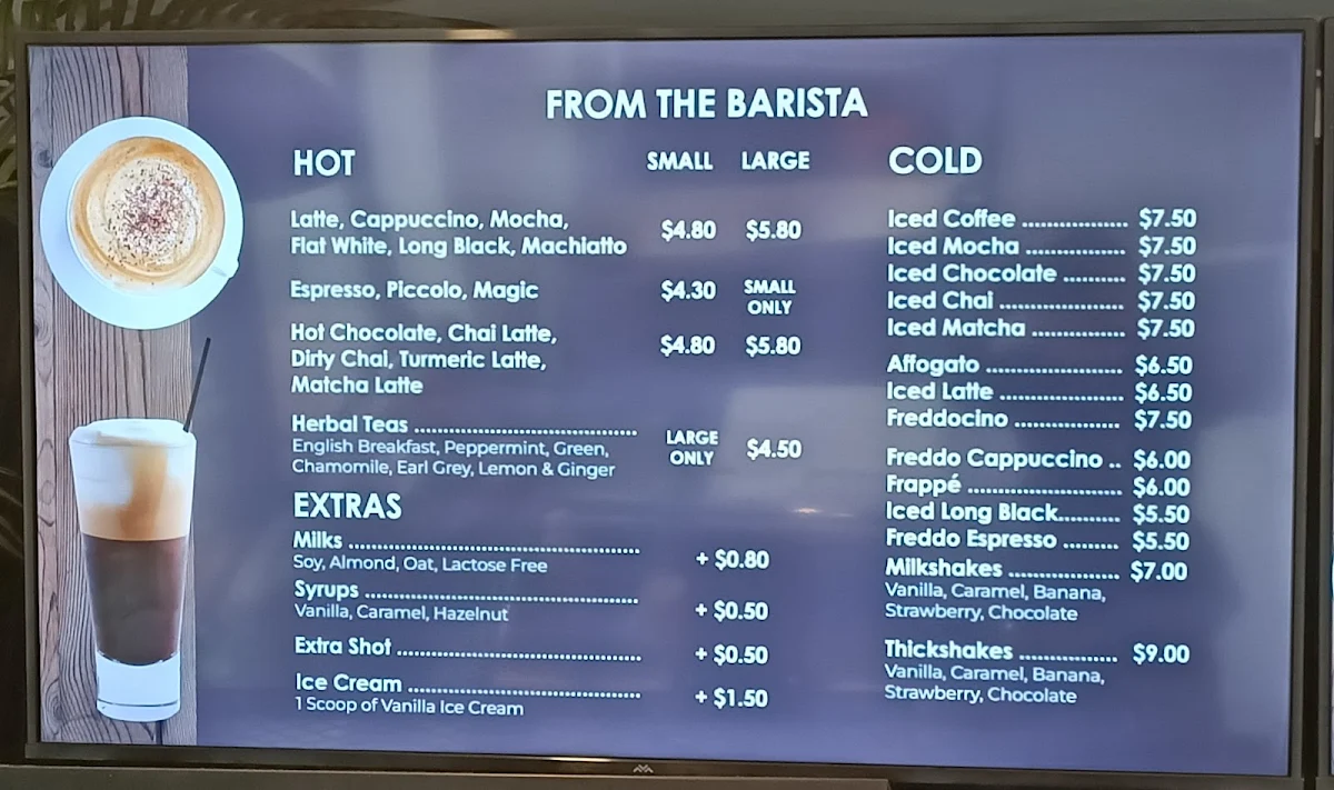 Menu, Pantry on Station