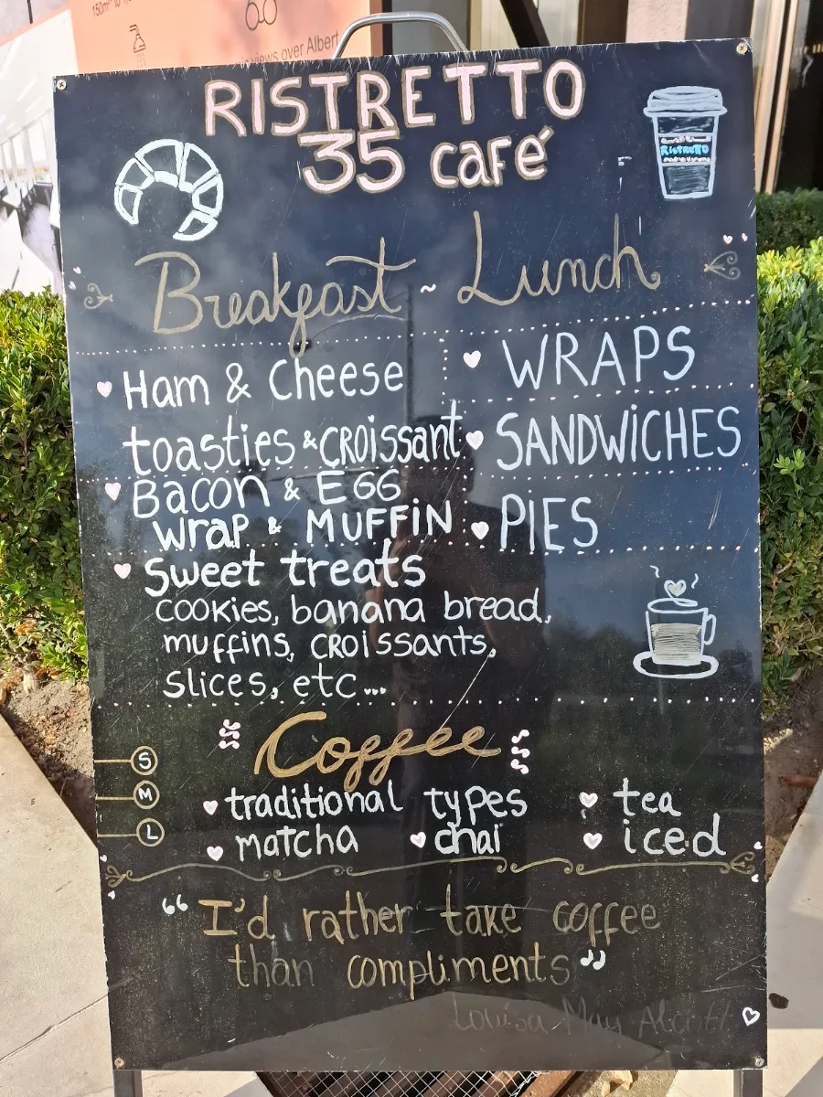 Menu, Ristretto 35