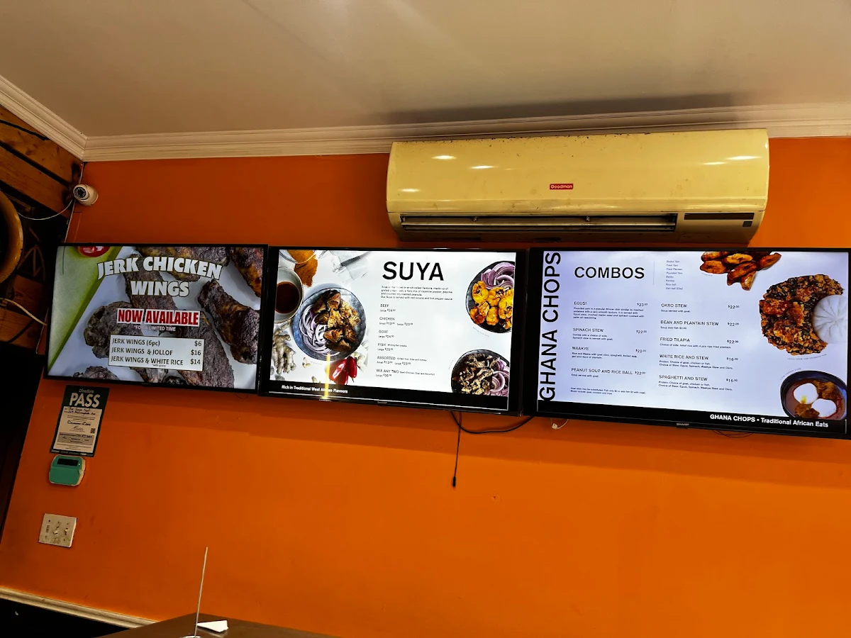 Menu, The Suya Spot Scarborough