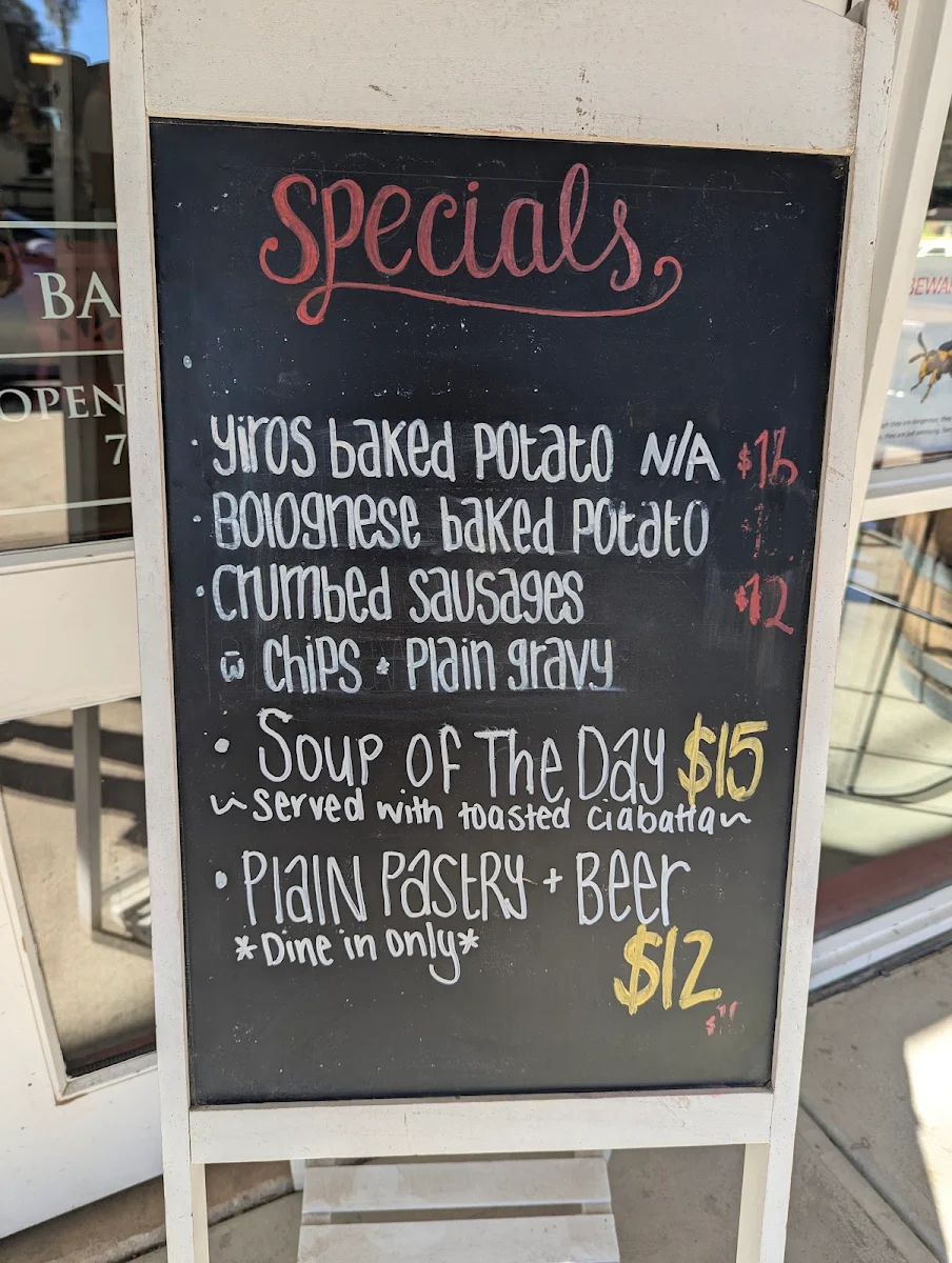 Menu, The Little Red Grape Co.