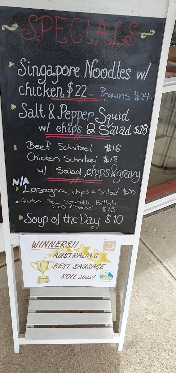 Menu, The Little Red Grape Co.