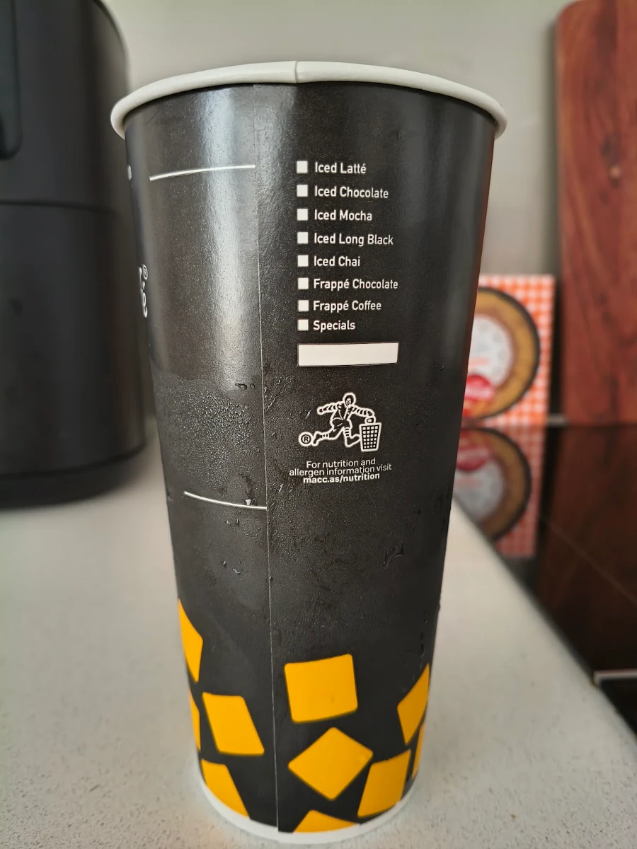 Menu, McDonald's Forrestfield