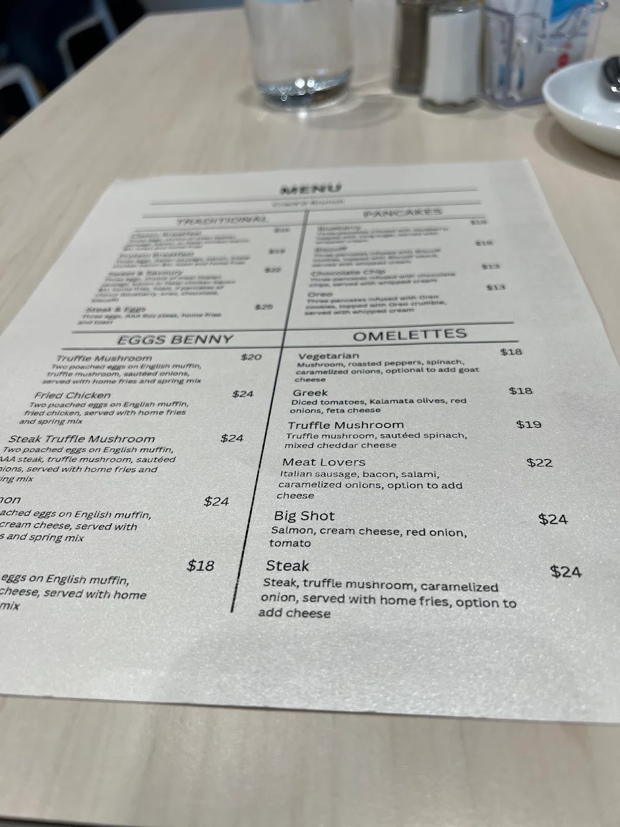 Menu, Crack'd Brunch