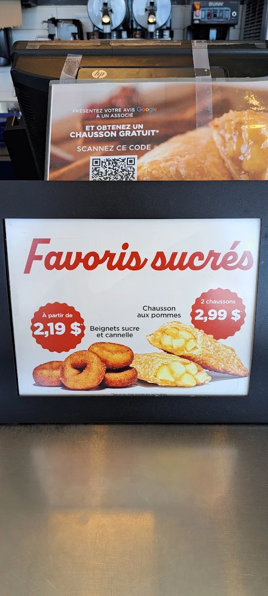 Menu, Harvey's