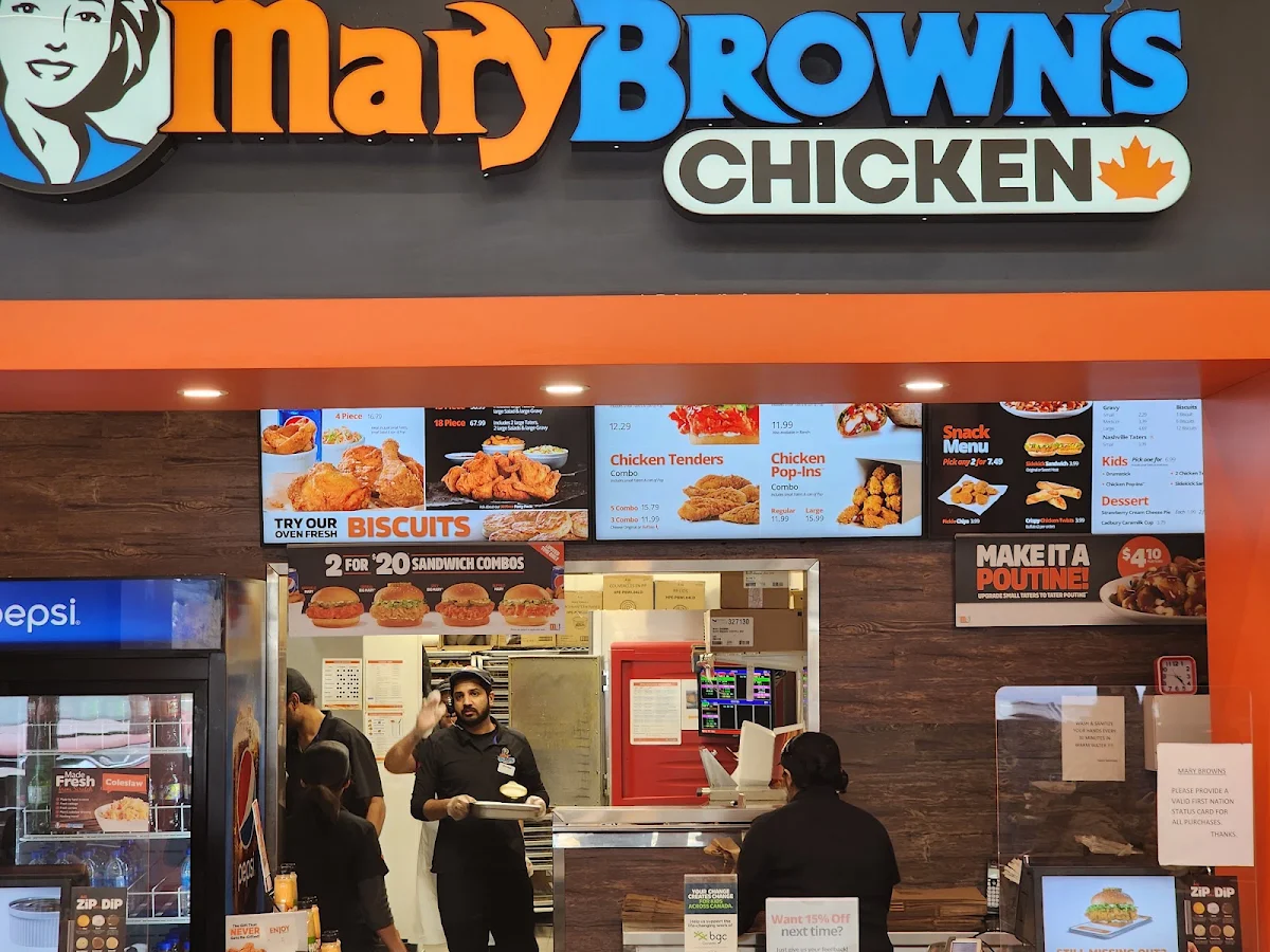 Menu, Mary Brown's Chicken