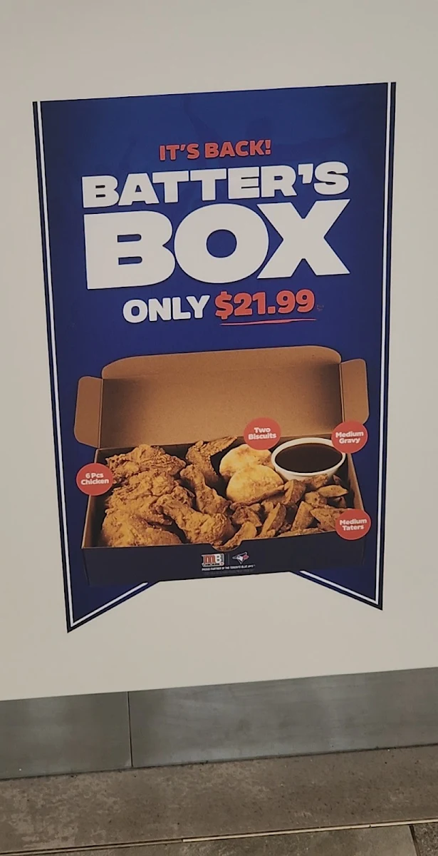 Menu, Mary Brown's Chicken