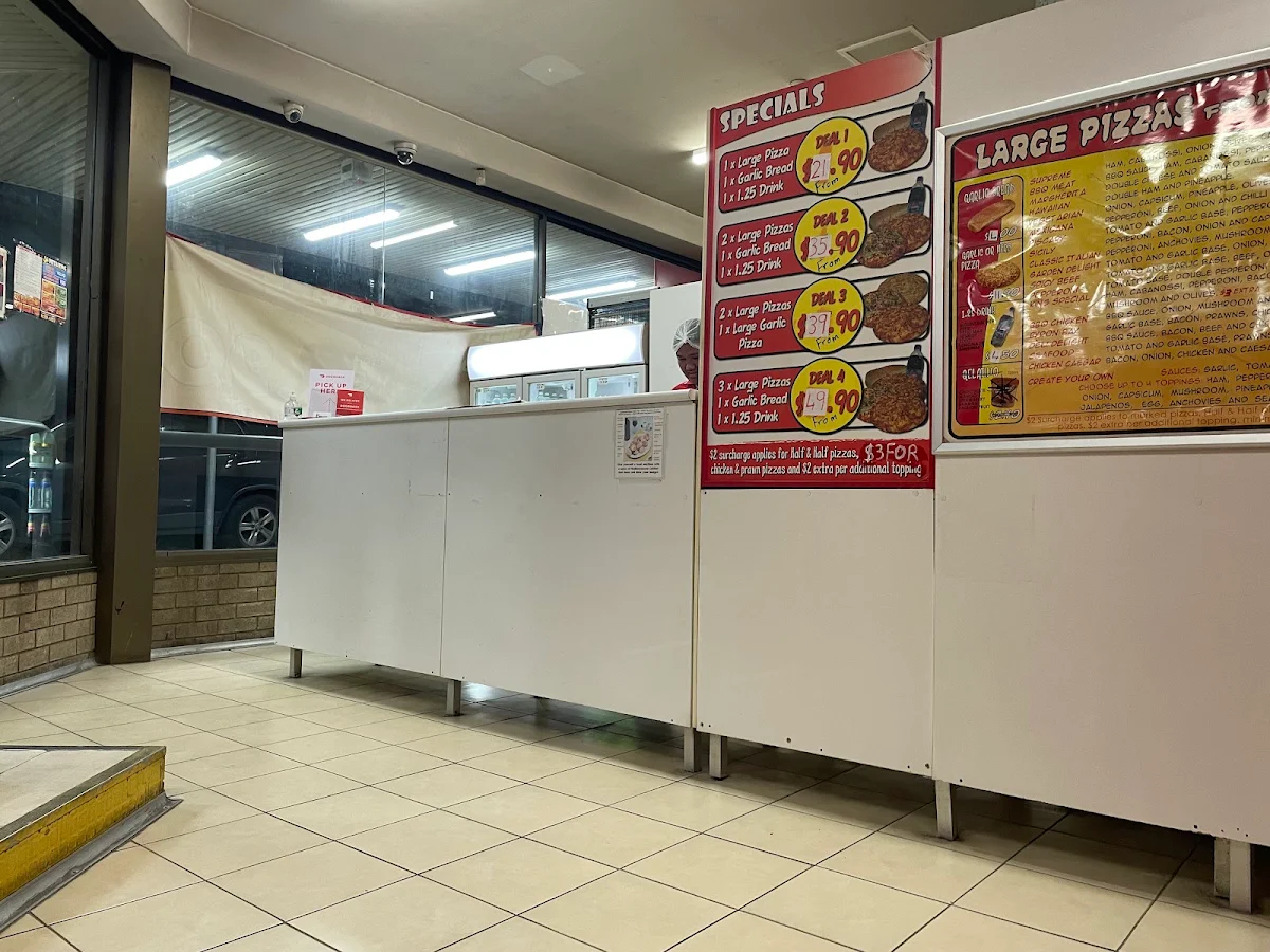 Menu, Pizza King