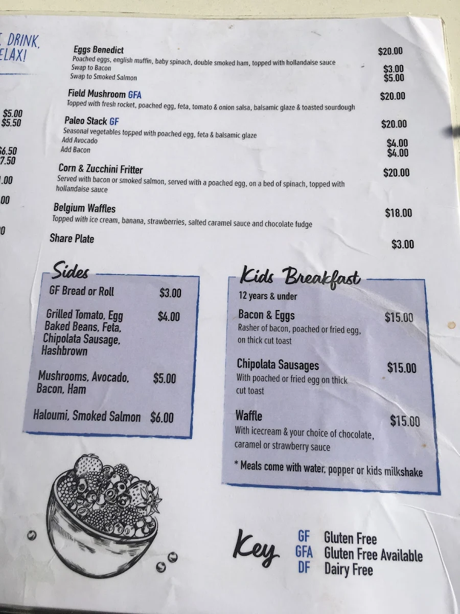 Menu, Seasalt Cafe & Restaurant
