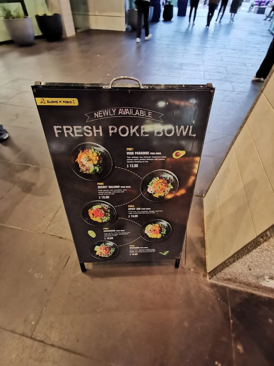 Menu, Sushi n Poke