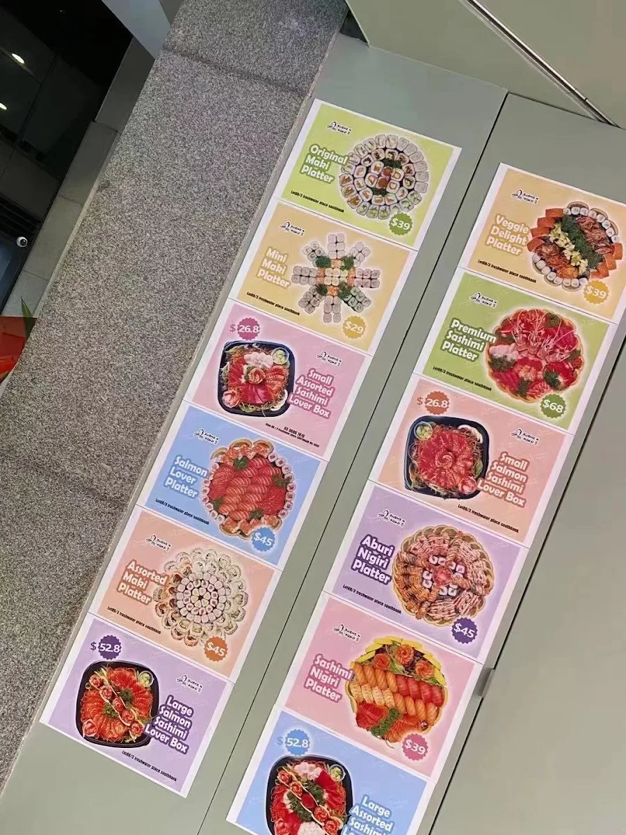 Menu, Sushi n Poke