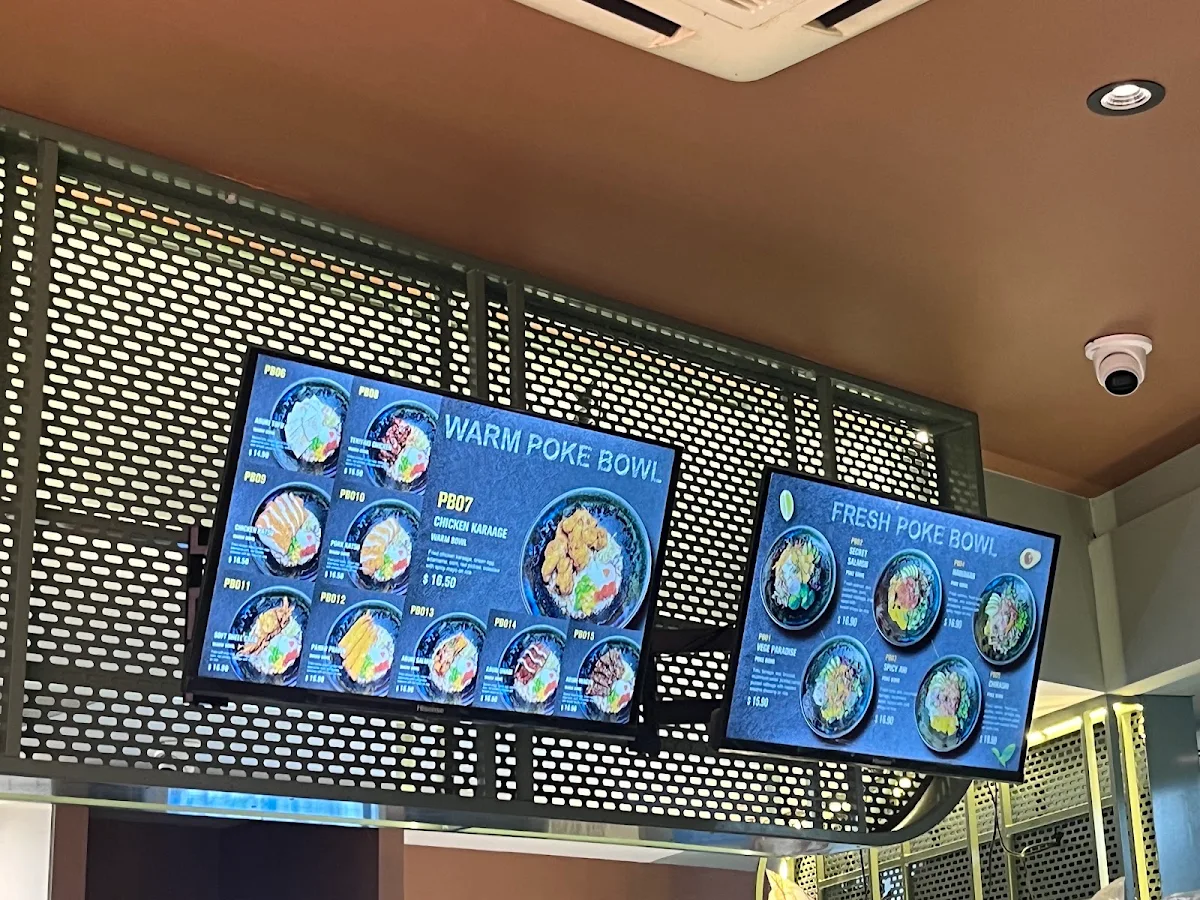 Menu, Sushi n Poke