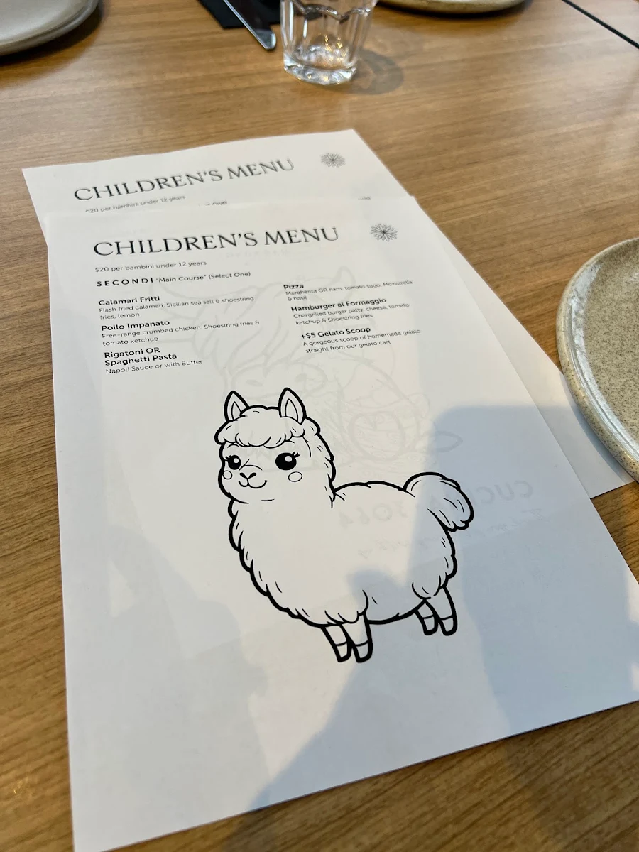Menu, Marnong Estate - Winery