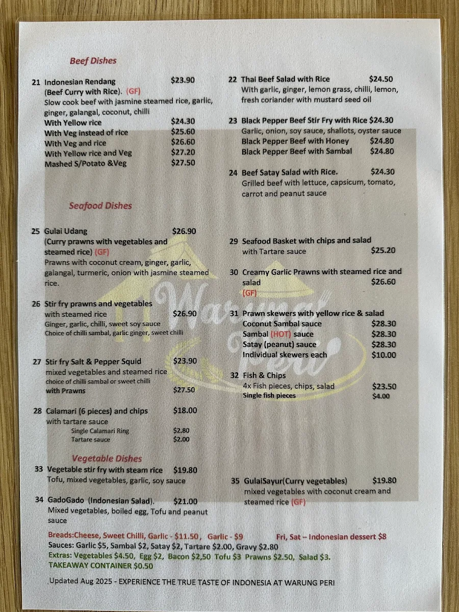 Menu photo 1