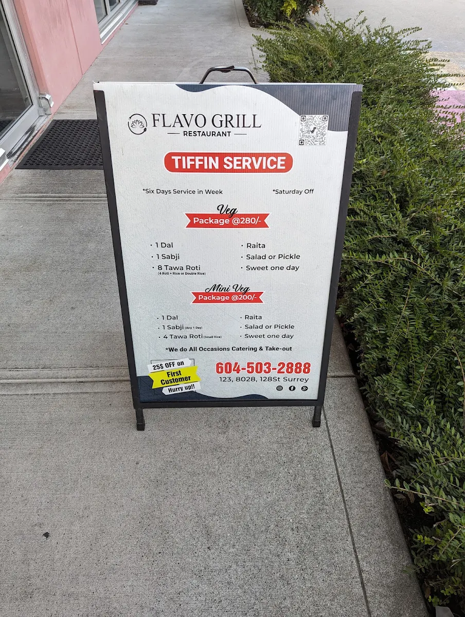 Menu, Flavo Grill Restaurant