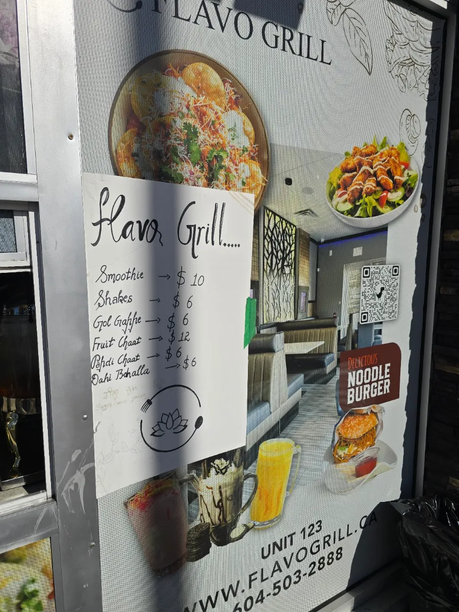 Menu, Flavo Grill Restaurant