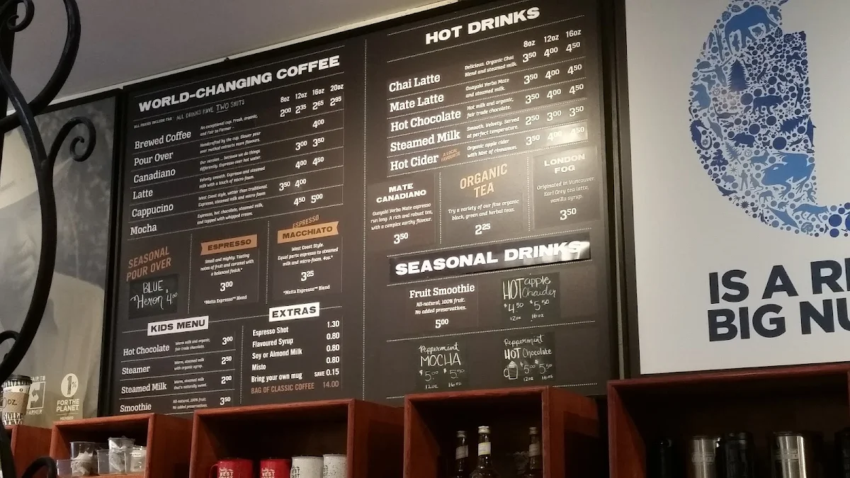 Menu, Salt Spring Coffee - Ganges Cafe & Kitchen