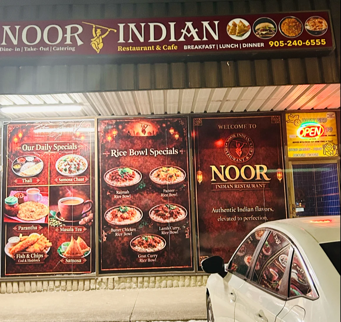 Menu, Noor Indian Restaurant & Cafe