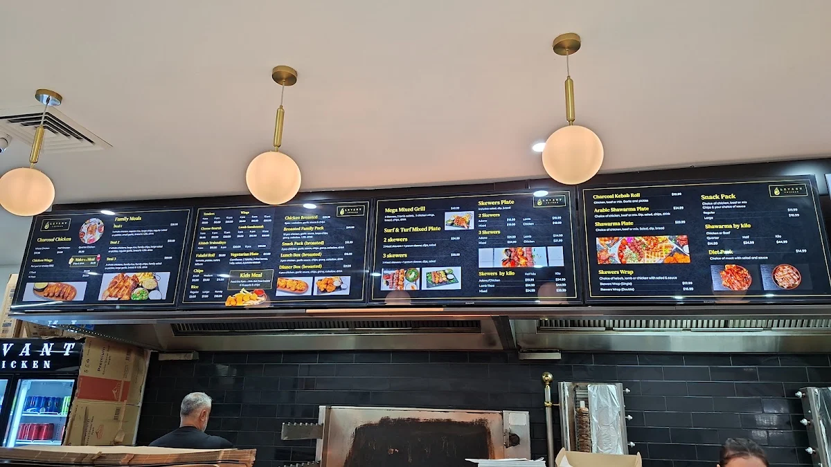 Menu, Levant Chicken