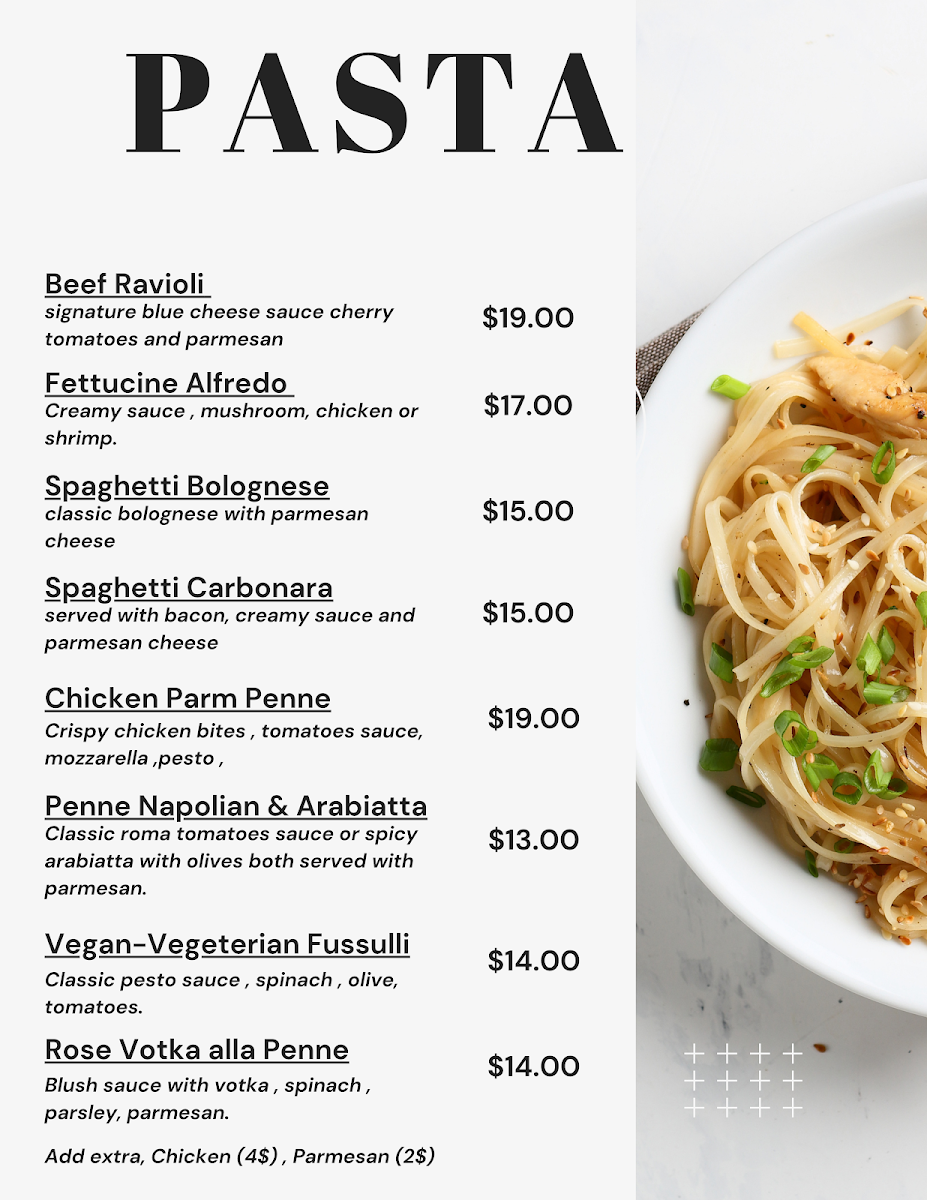 Menu, H&F FINE CATERING FOODTRUCK