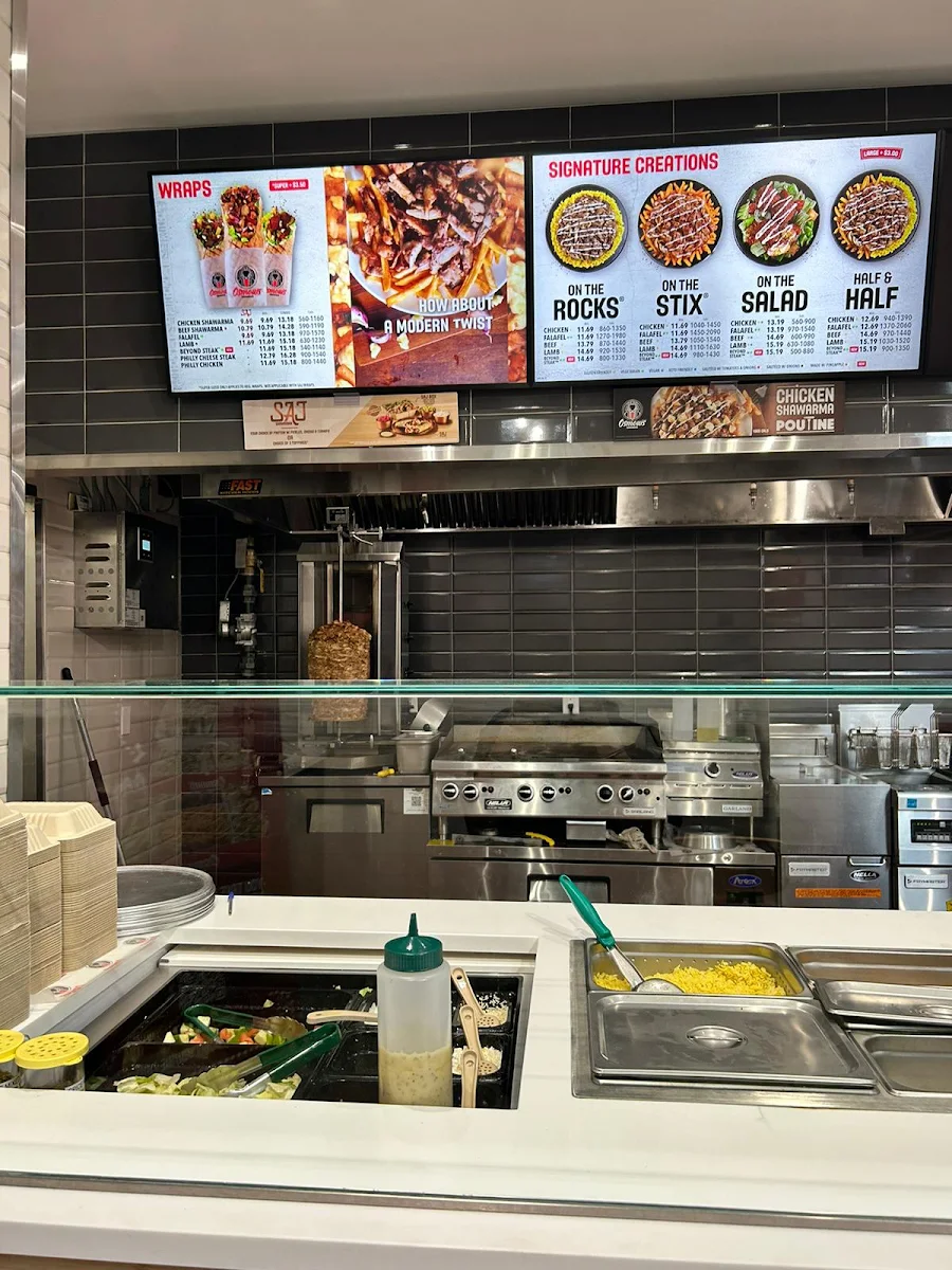 Menu, Osmow's Shawarma