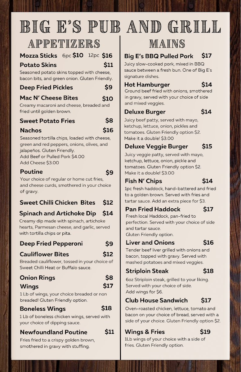 Menu photo 1