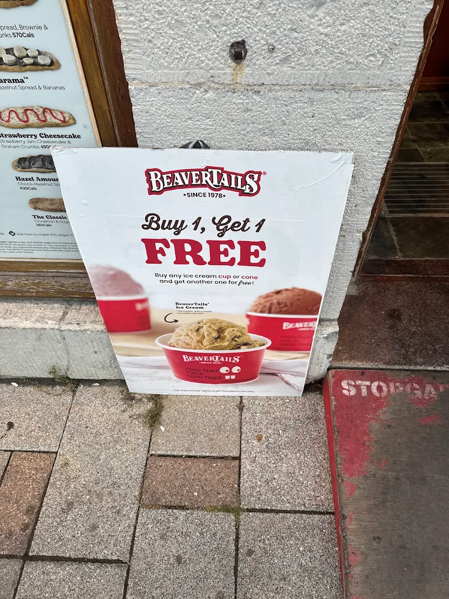 Menu, BeaverTails- Queues de Castor (Kingston Market St.)