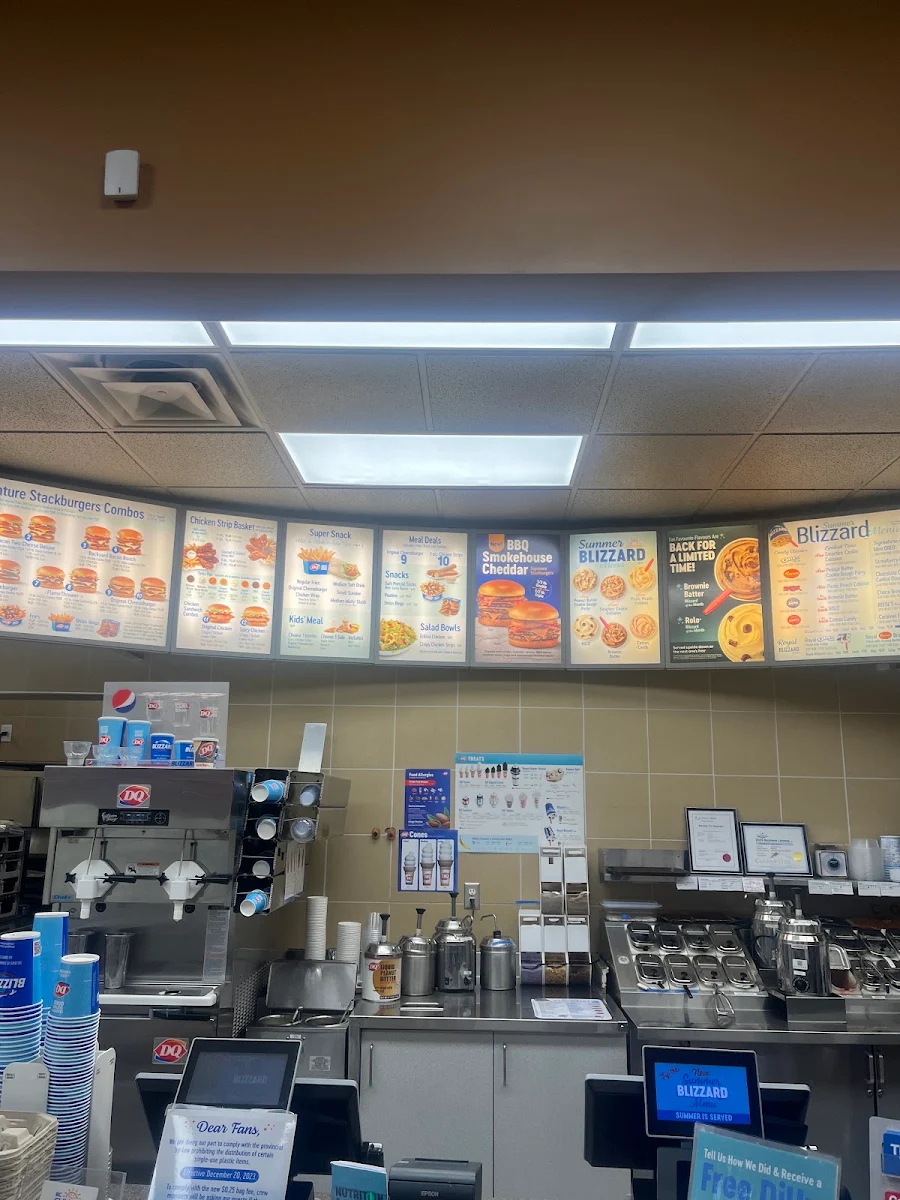 Menu, Dairy Queen Grill & Chill