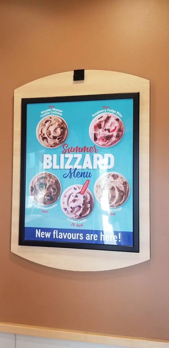 Menu, Dairy Queen Grill & Chill