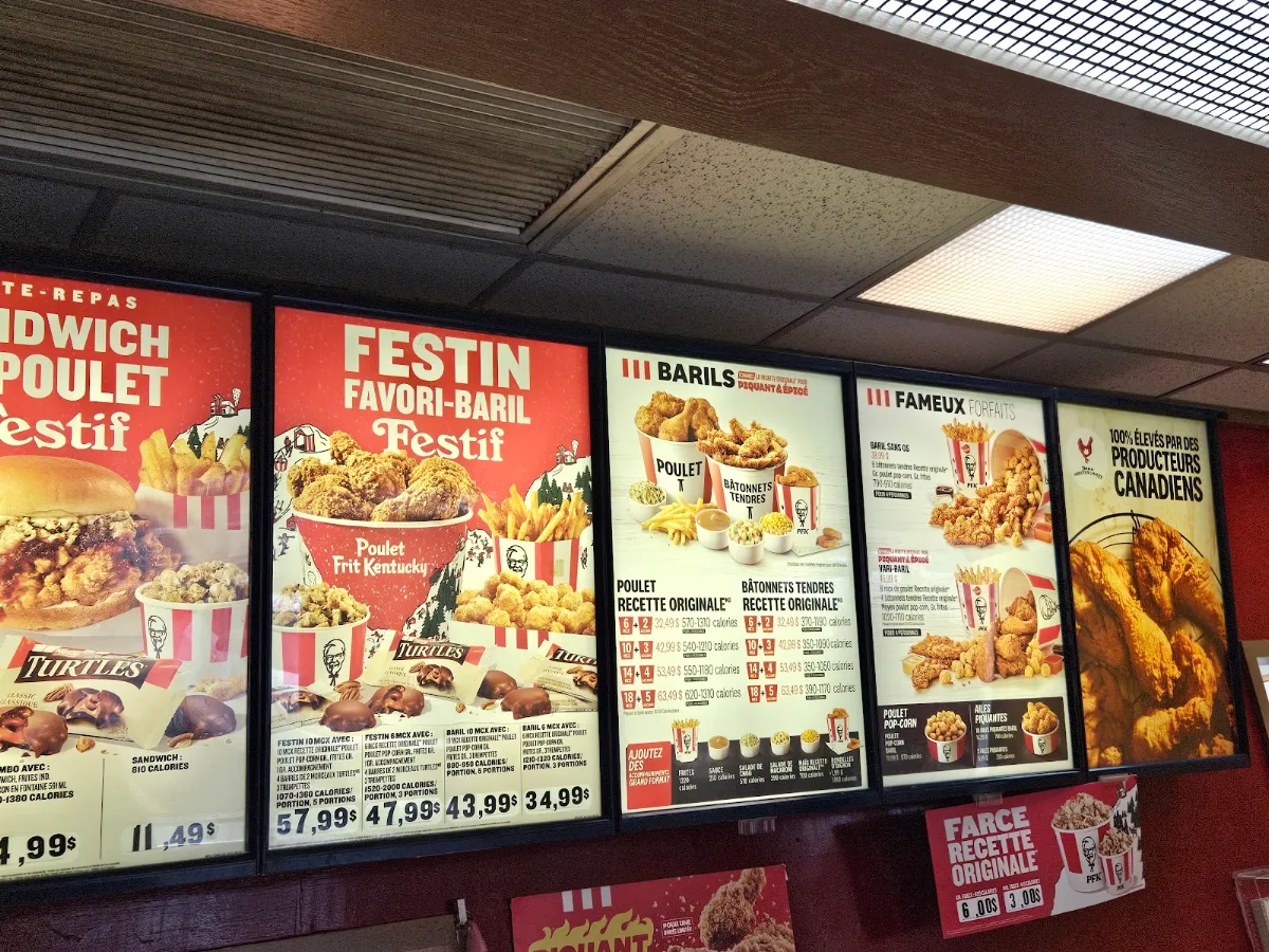 Menu, PFK