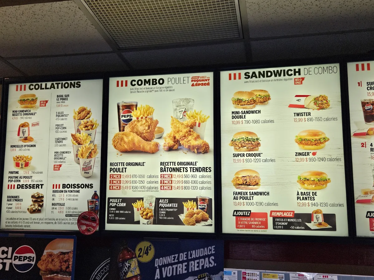 Menu, PFK