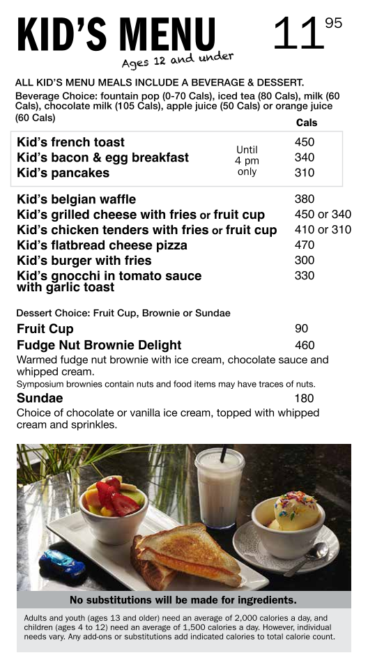 Menu, SymposiumCafeRestaurant Bolton