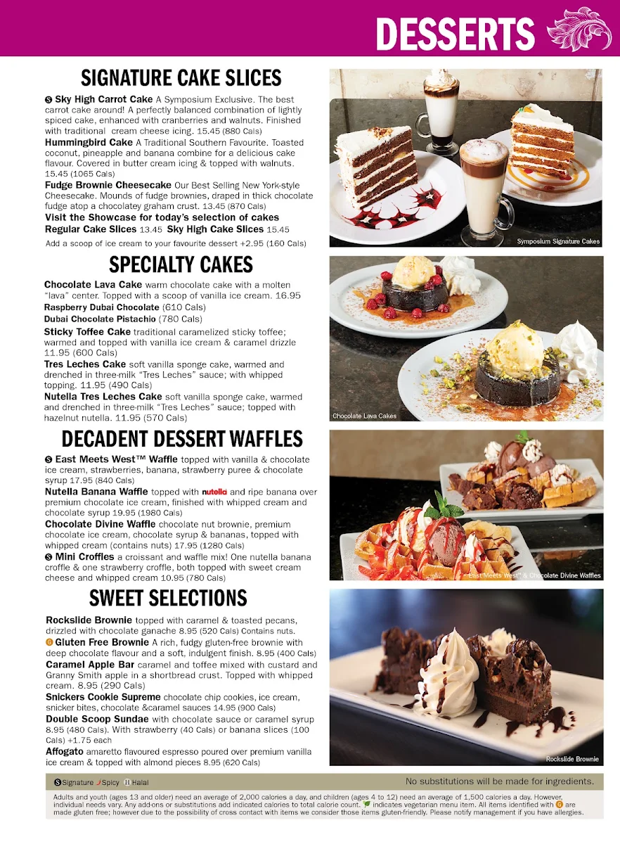 Menu, SymposiumCafeRestaurant Bolton