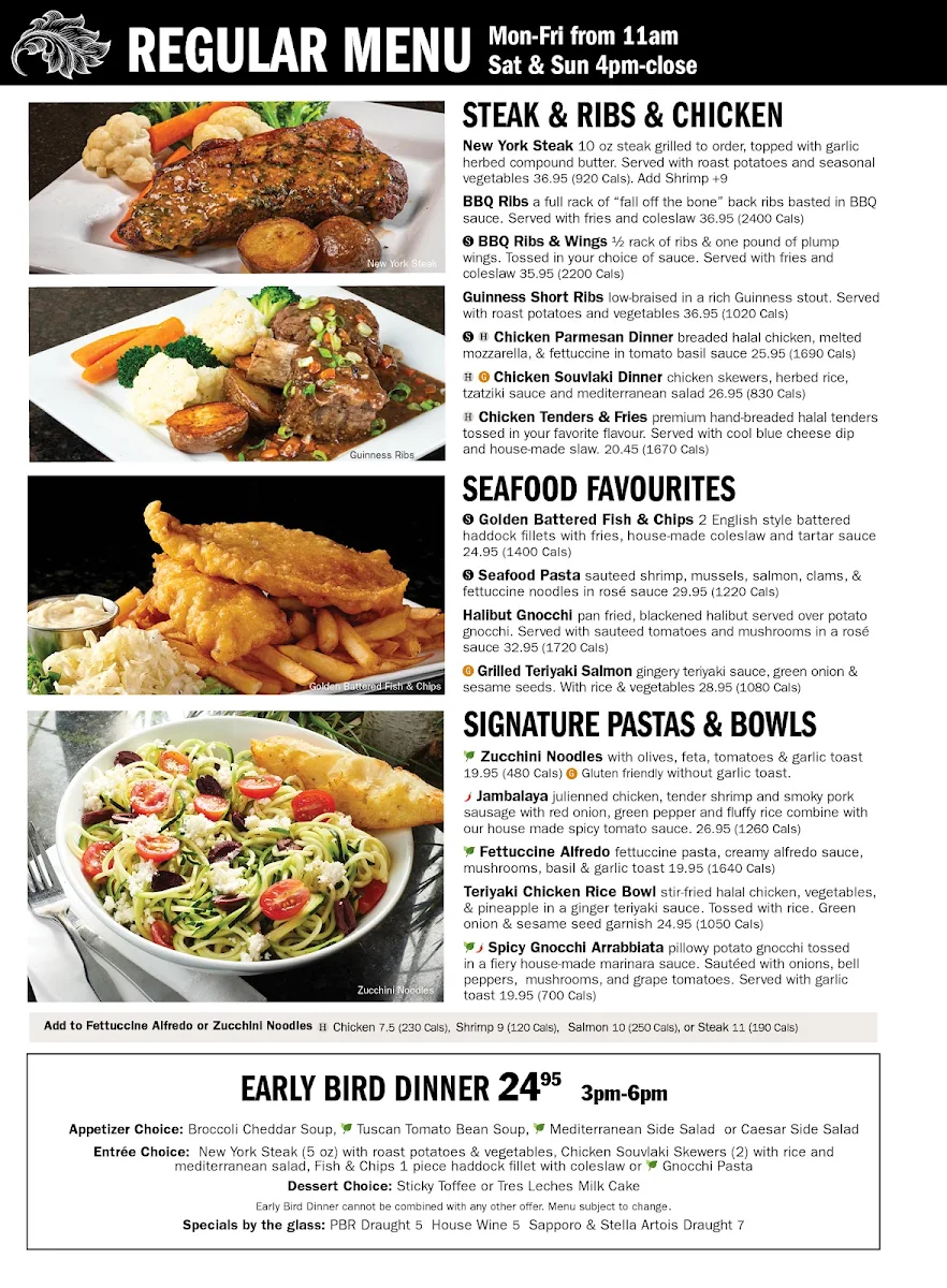 Menu, SymposiumCafeRestaurant Bolton
