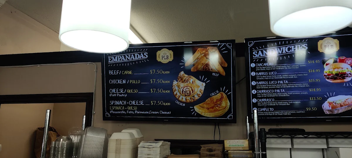 Menu, Panaderia Latina Bakery