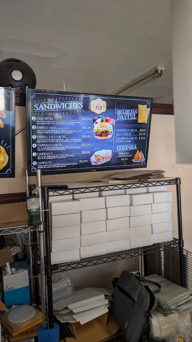 Menu, Panaderia Latina Bakery