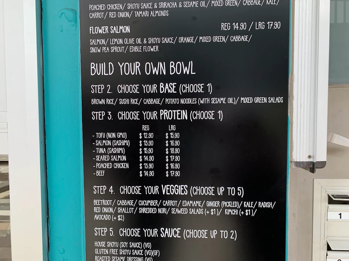 Menu, mogo mogo