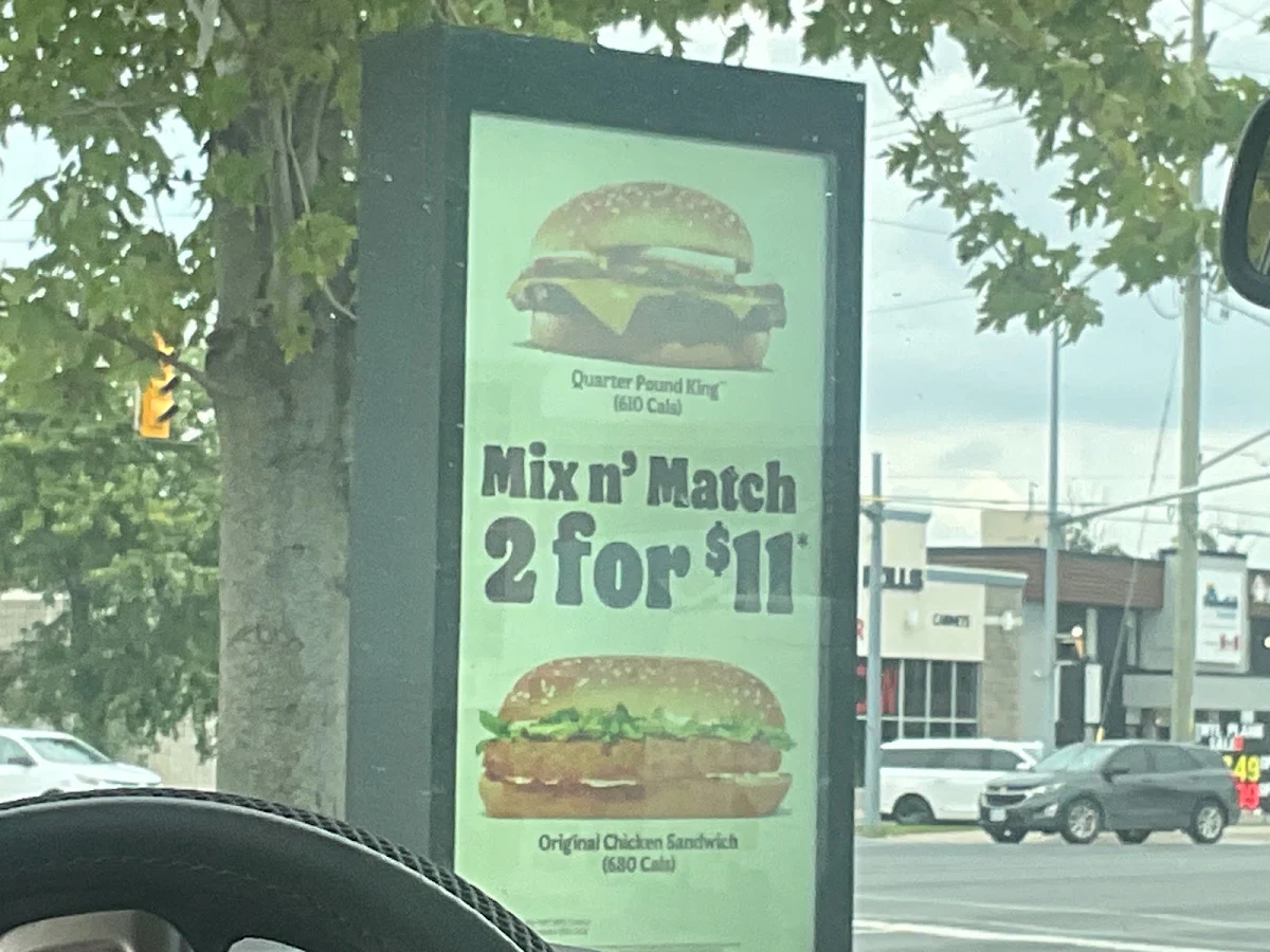 Menu, Burger King