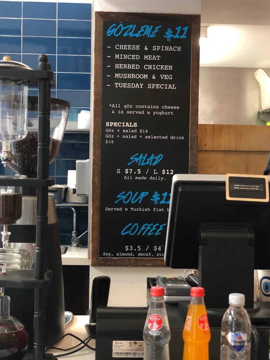Menu, Göz City