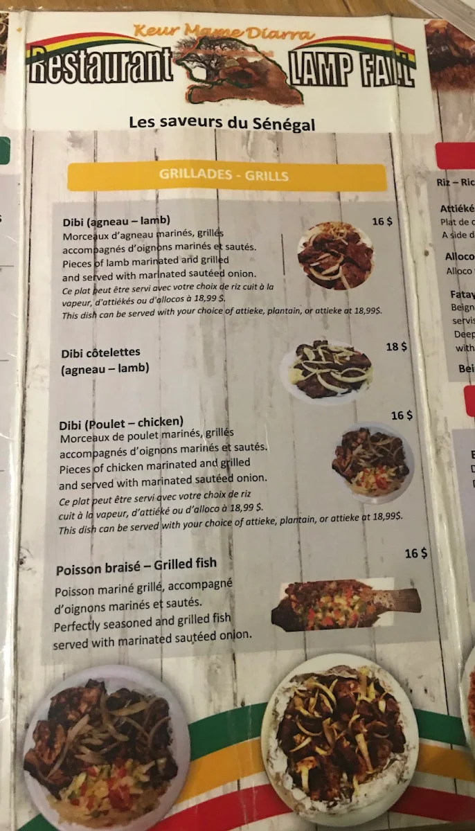 Menu, Restaurant Lamp Fall