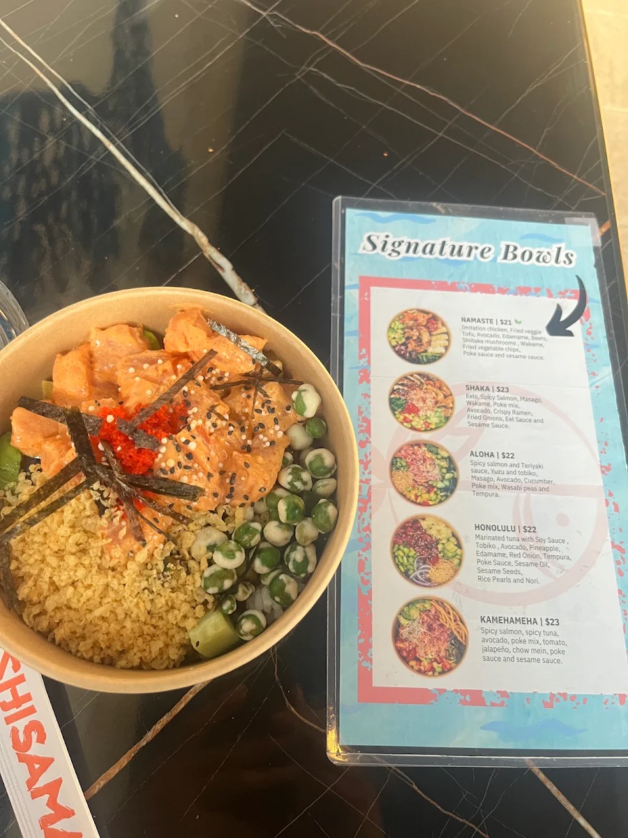 Menu, Le Poke Station