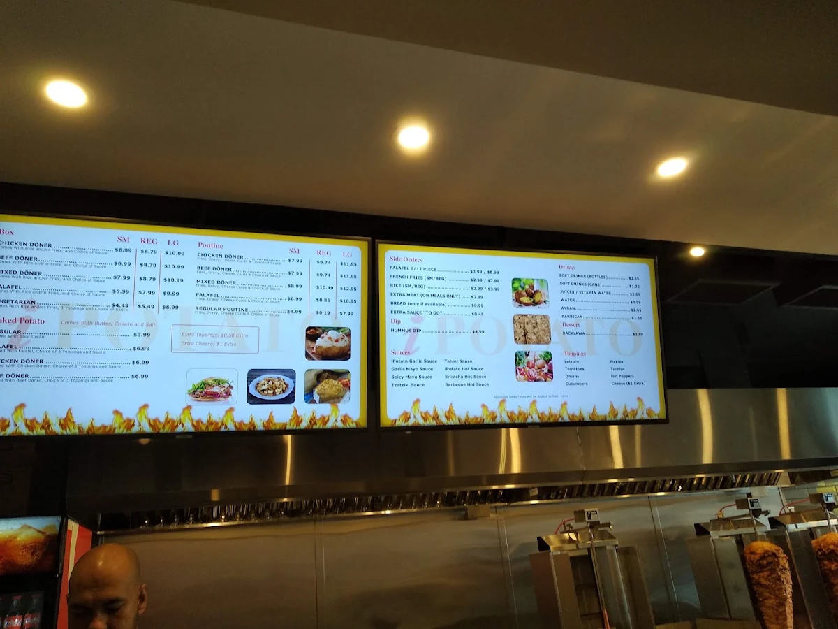 Menu, iPotato