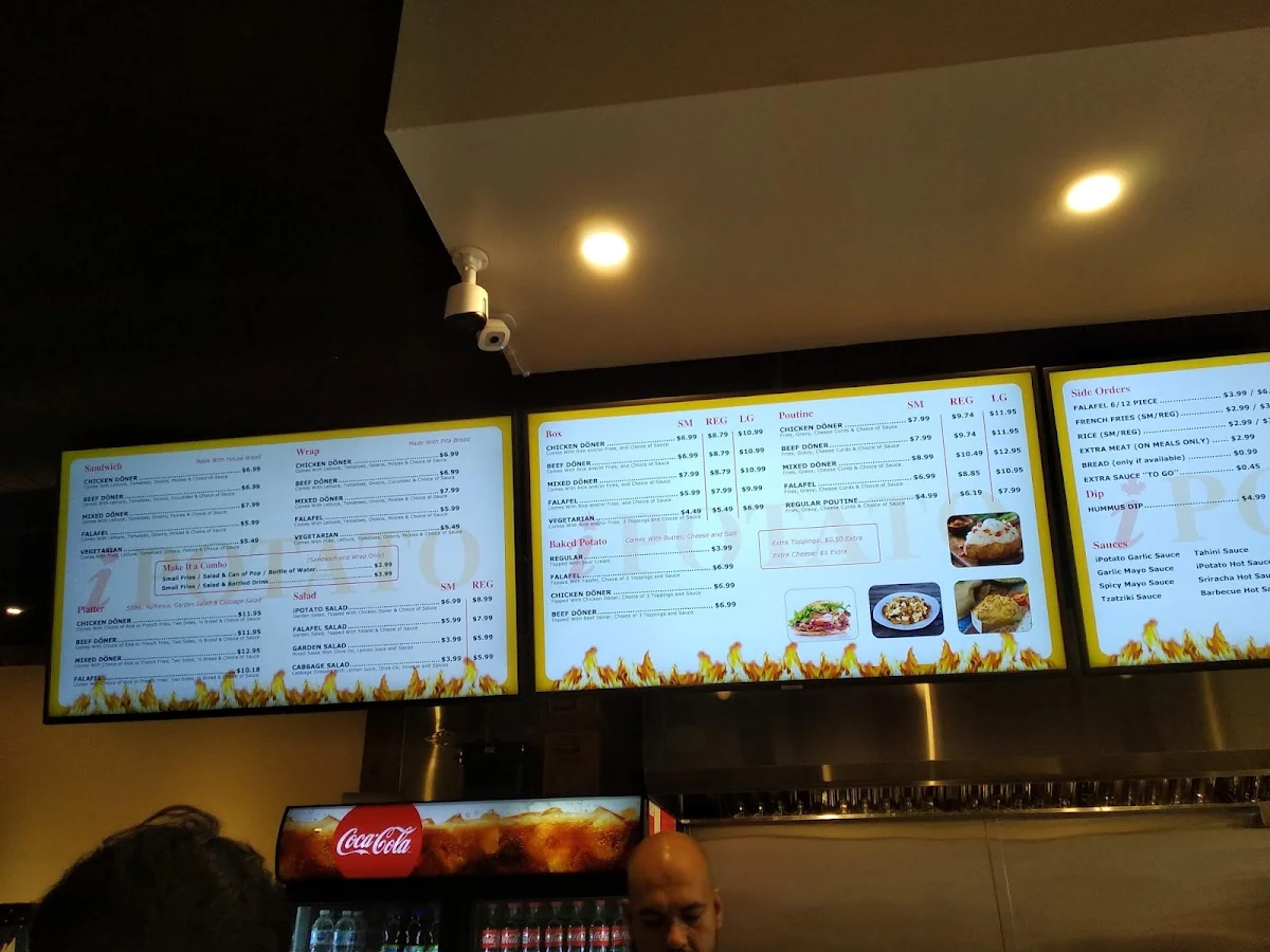 Menu, iPotato