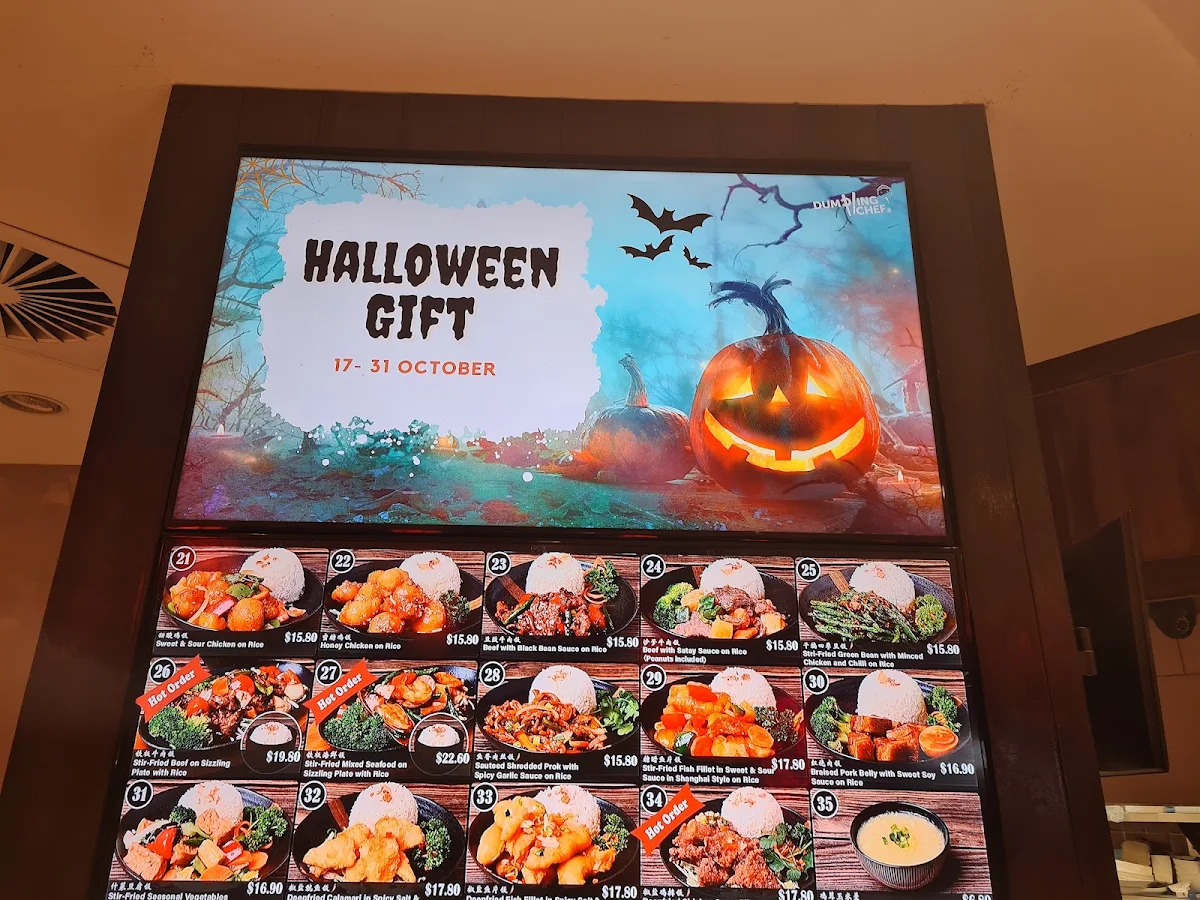 Menu, Dumpling Chef Greensborough Level 3
