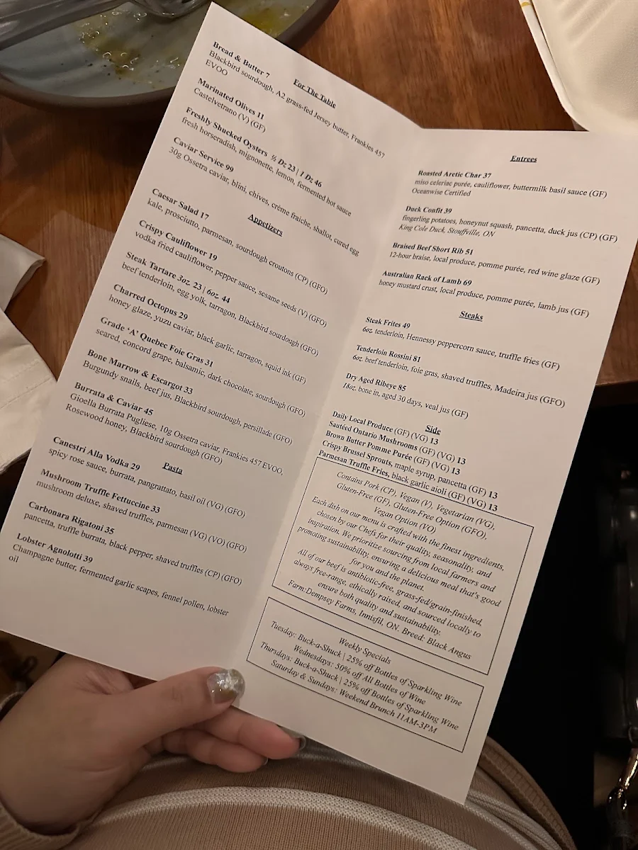 Menu, ēst Restaurant