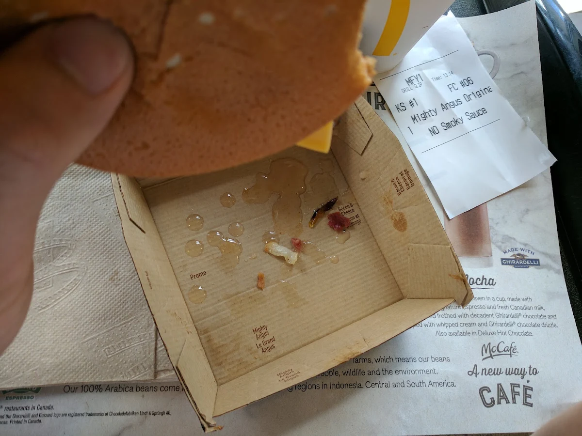 Menu, McDonald's
