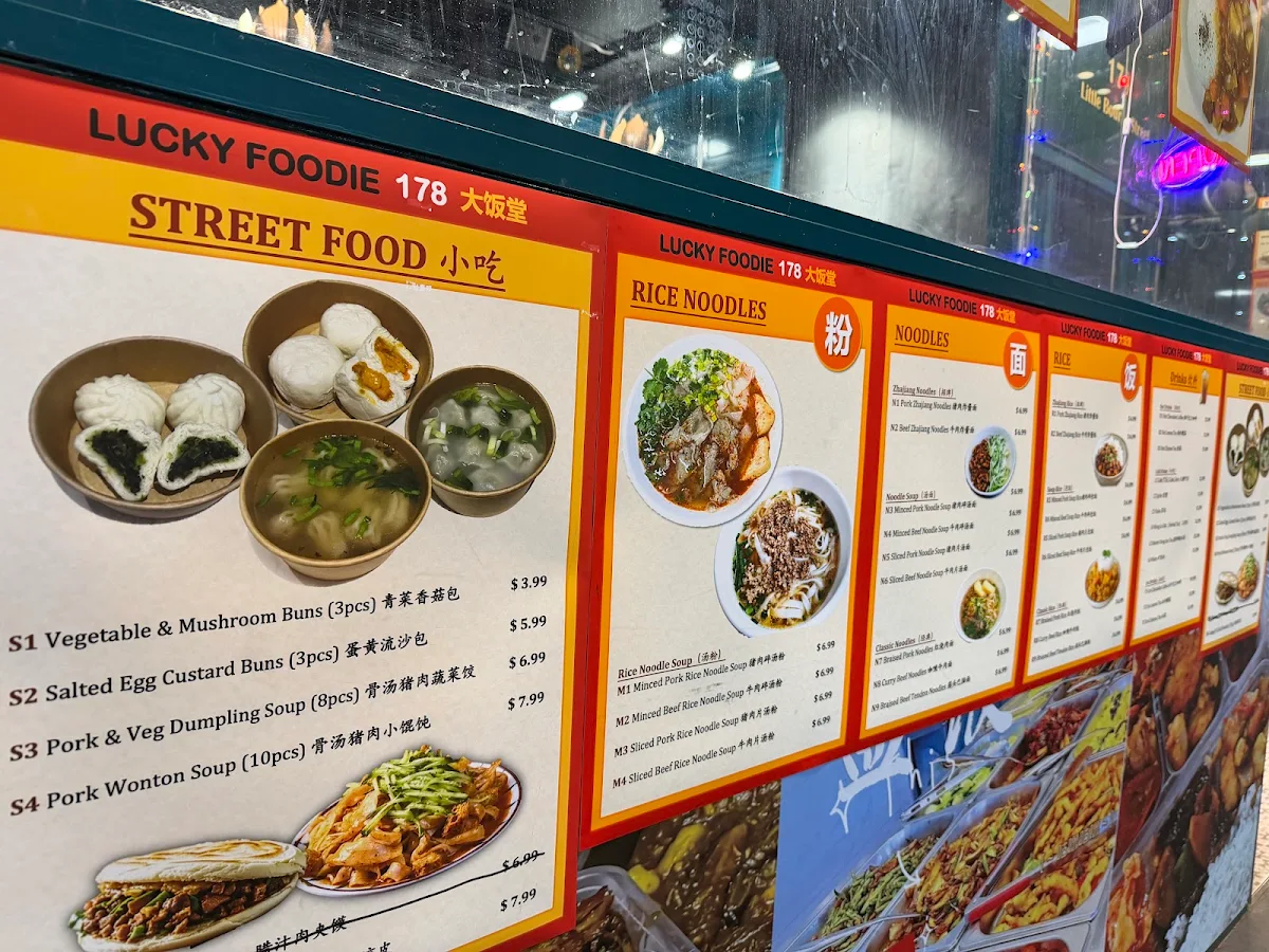 Menu, Lucky Foodie