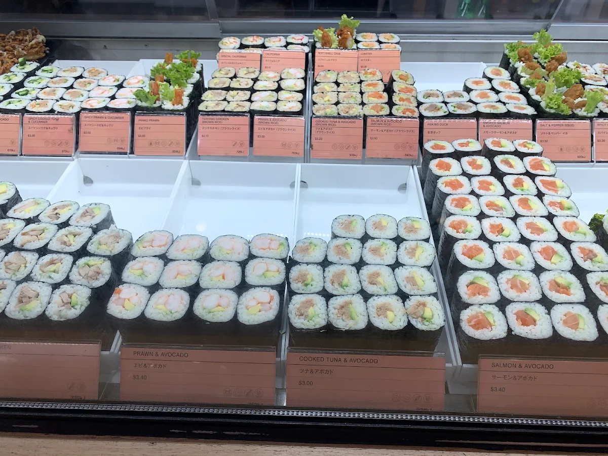 Menu, Sushi Sushi