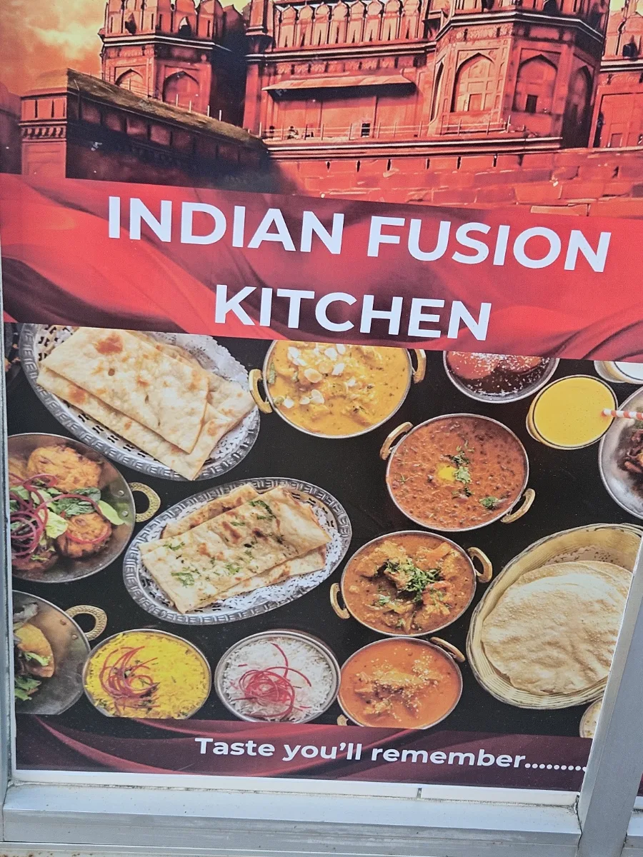 Menu, Indian Fusion Kitchen