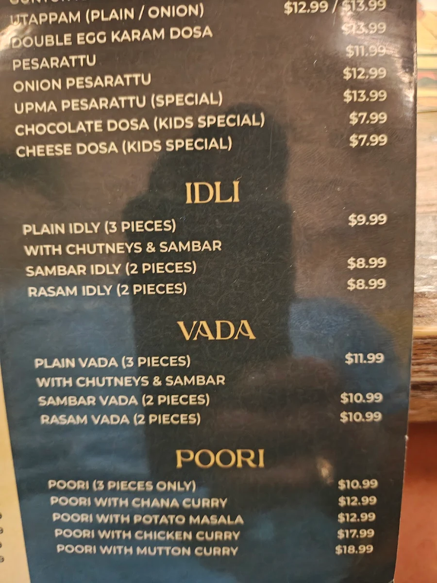 Menu, Simply South Kitchener | Indian Restaurant & Bar