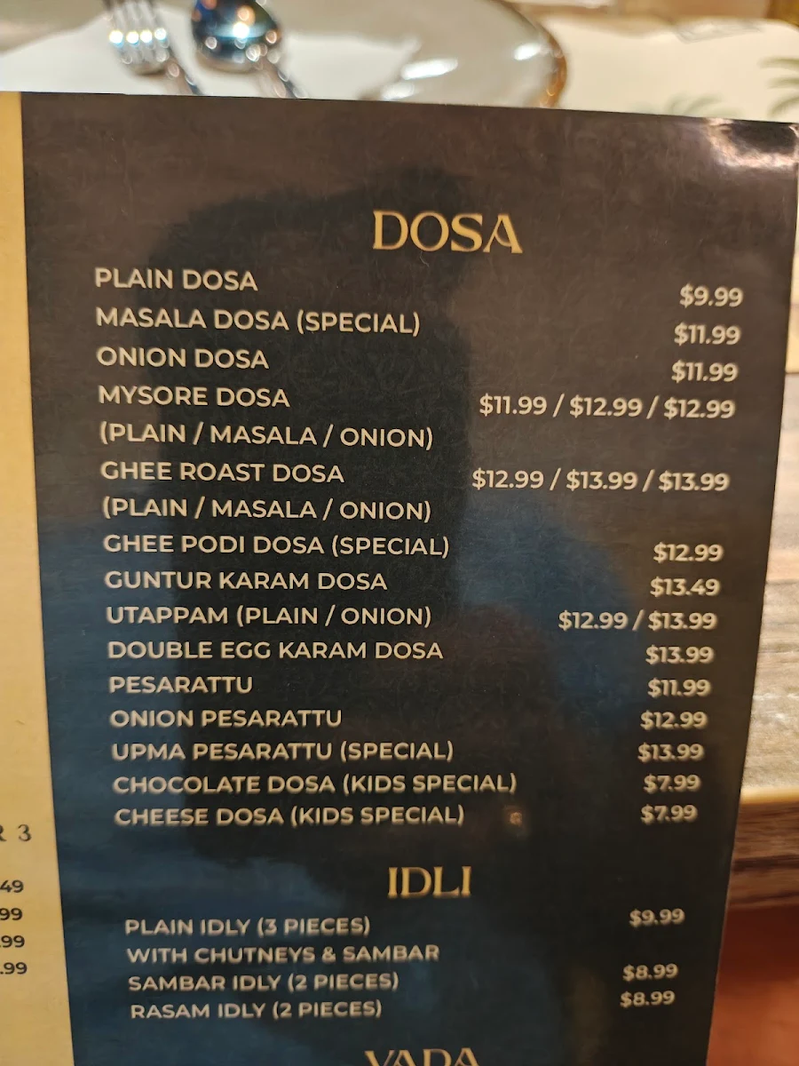 Menu, Simply South Kitchener | Indian Restaurant & Bar